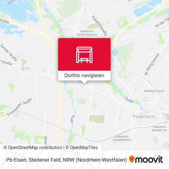 Pb-Elsen, Stedener Feld Karte