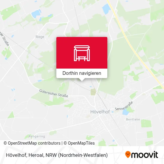 Hövelhof, Heroal Karte