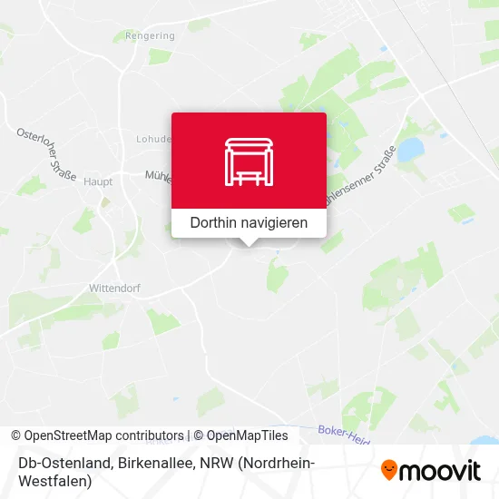 Db-Ostenland, Birkenallee Karte