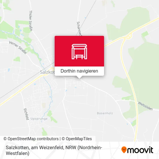 Salzkotten, am Weizenfeld Karte