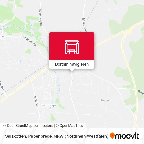 Salzkotten, Papenbrede Karte