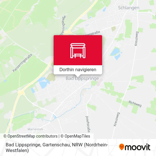 Bad Lippspringe, Gartenschau Karte