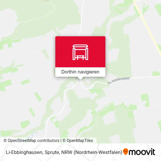 Li-Ebbinghausen, Sprute Karte