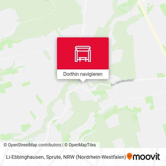 Li-Ebbinghausen, Sprute Karte