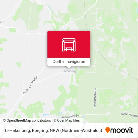 Li-Hakenberg, Bergring Karte