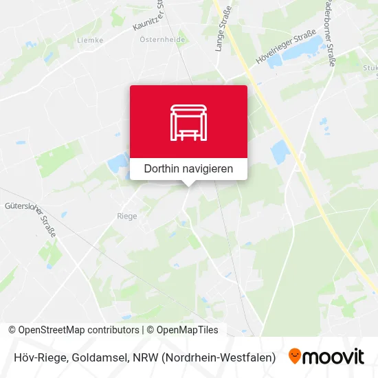 Höv-Riege, Goldamsel Karte