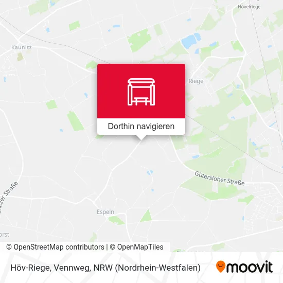 Höv-Riege, Vennweg Karte
