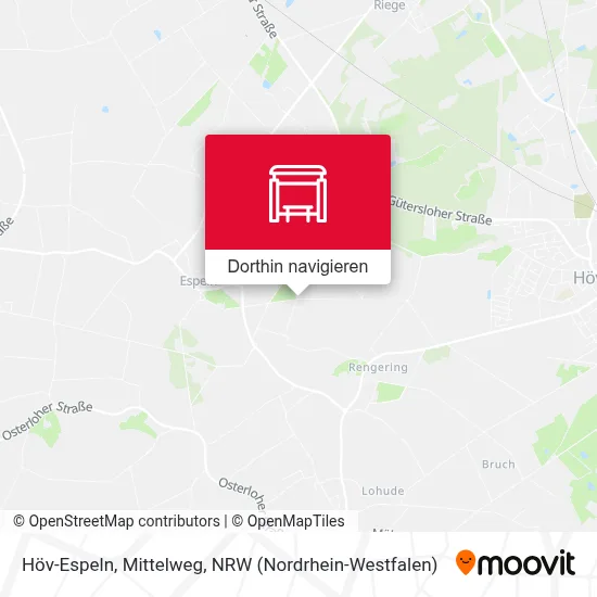 Höv-Espeln, Mittelweg Karte