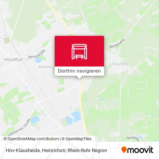 Höv-Klausheide, Heinrichstr Karte