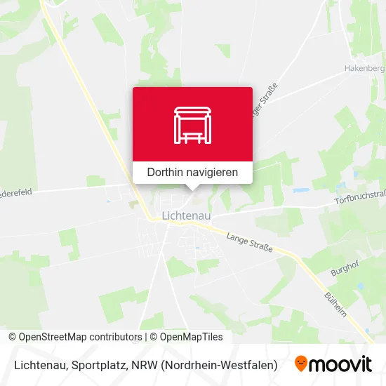 Lichtenau, Sportplatz Karte