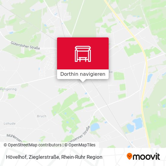 Hövelhof, Zieglerstraße Karte