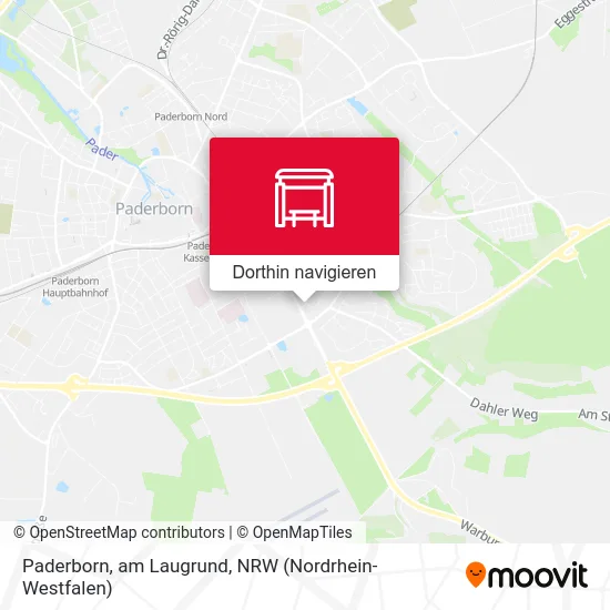 Paderborn, am Laugrund Karte