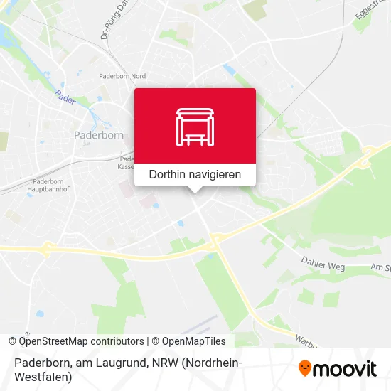 Paderborn, am Laugrund Karte