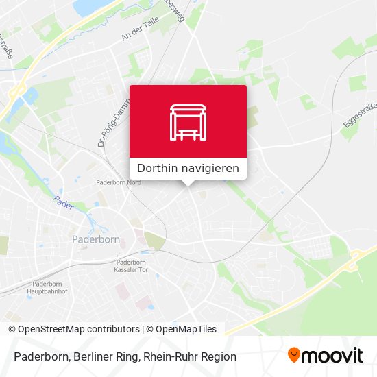 Paderborn, Berliner Ring Karte