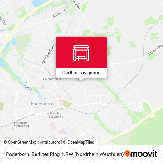 Paderborn, Berliner Ring Karte