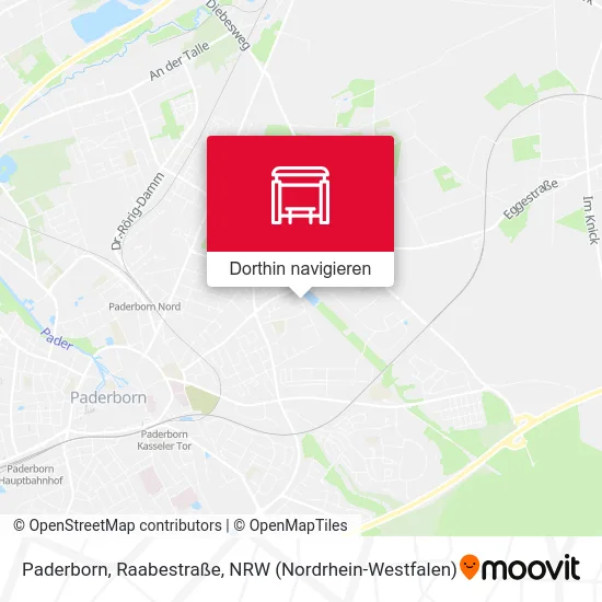 Paderborn, Raabestraße Karte