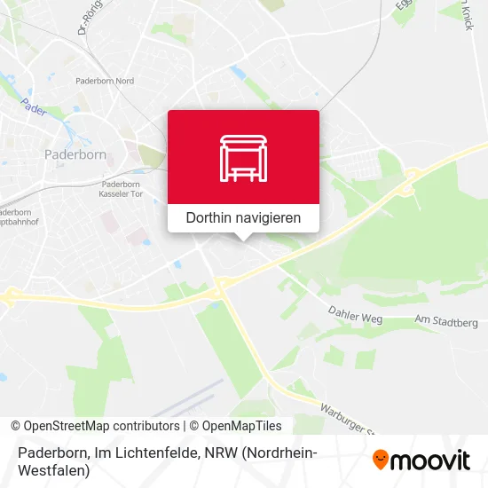 Paderborn, Im Lichtenfelde Karte