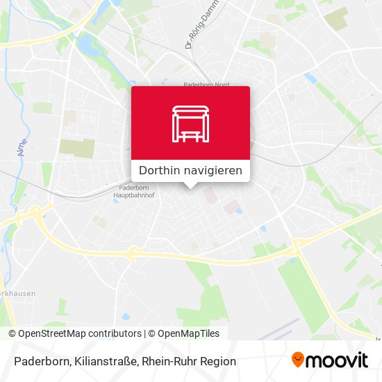 Paderborn, Kilianstraße Karte