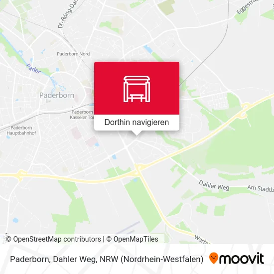 Paderborn, Dahler Weg Karte