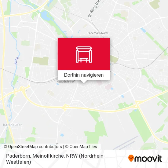 Paderborn, Meinolfkirche Karte