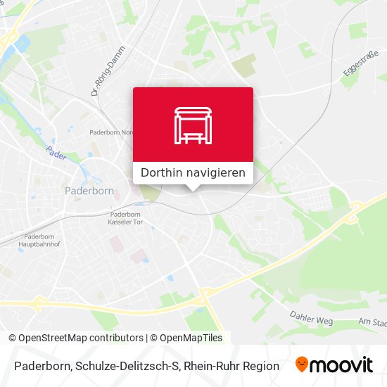 Paderborn, Schulze-Delitzsch-S Karte