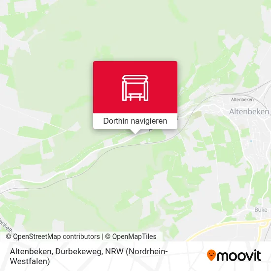Altenbeken, Durbekeweg Karte