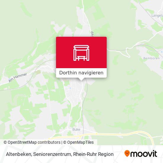 Altenbeken, Seniorenzentrum Karte