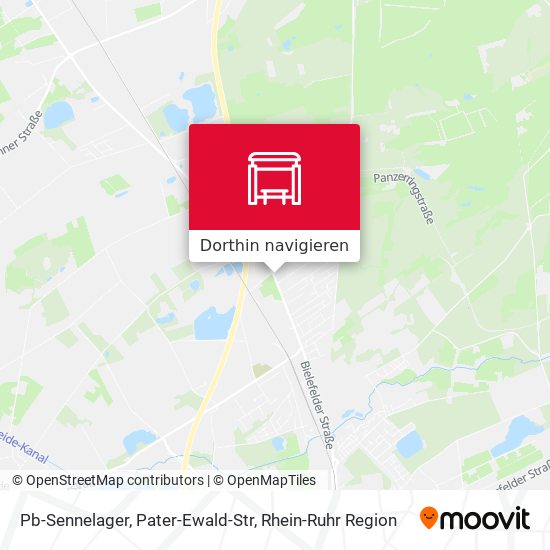 Pb-Sennelager, Pater-Ewald-Str Karte