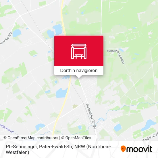 Pb-Sennelager, Pater-Ewald-Str Karte