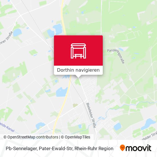 Pb-Sennelager, Pater-Ewald-Str Karte