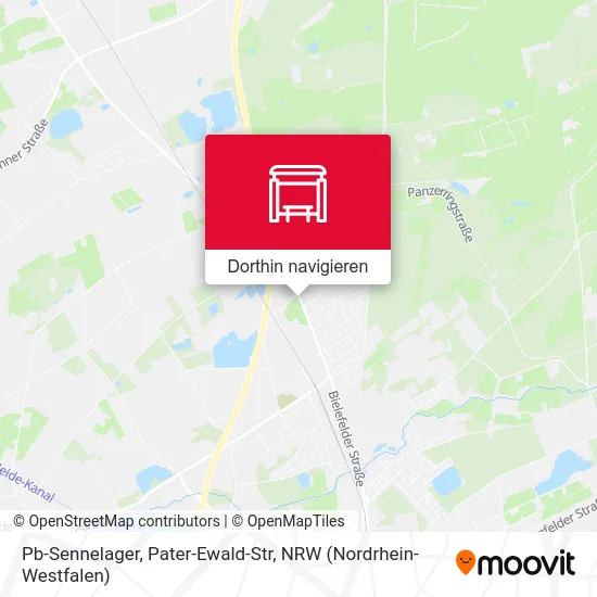 Pb-Sennelager, Pater-Ewald-Str Karte