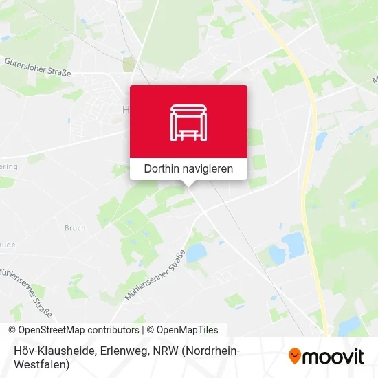 Höv-Klausheide, Erlenweg Karte