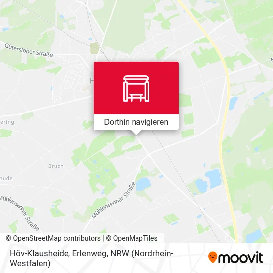 Höv-Klausheide, Erlenweg Karte