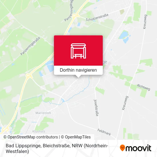 Bad Lippspringe, Bleichstraße Karte