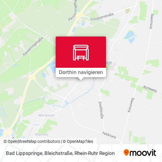 Bad Lippspringe, Bleichstraße Karte