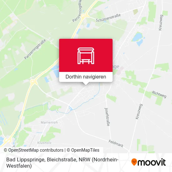 Bad Lippspringe, Bleichstraße Karte