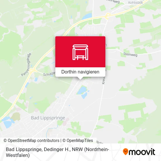 Bad Lippspringe, Dedinger H. Karte
