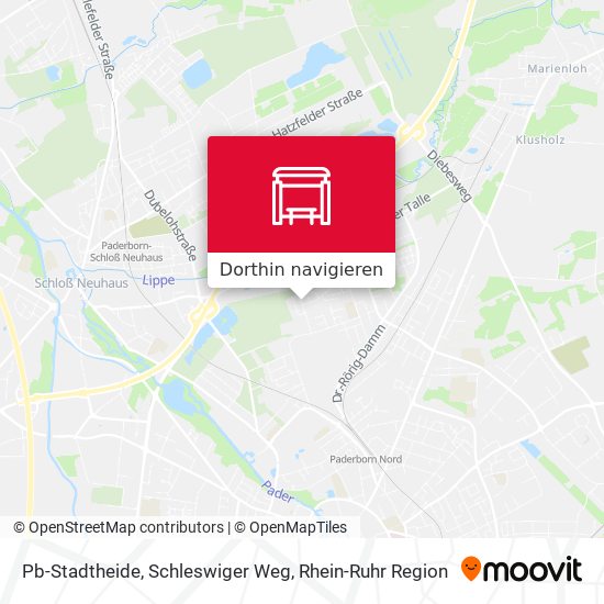 Pb-Stadtheide, Schleswiger Weg Karte
