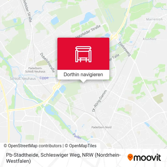 Pb-Stadtheide, Schleswiger Weg Karte