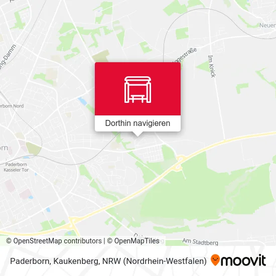 Paderborn, Kaukenberg Karte