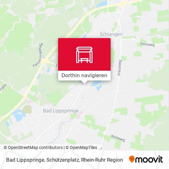 Bad Lippspringe, Schützenplatz Karte