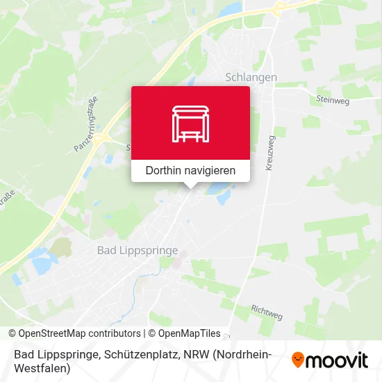 Bad Lippspringe, Schützenplatz Karte