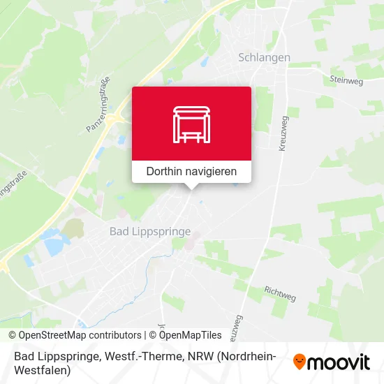 Bad Lippspringe, Westf.-Therme Karte