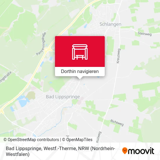 Bad Lippspringe, Westf.-Therme Karte