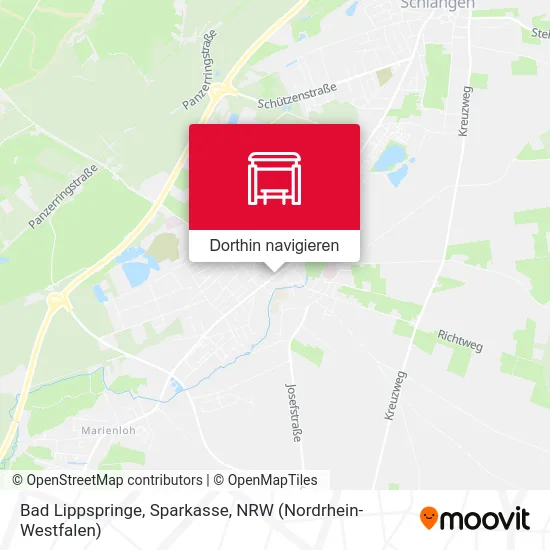 Bad Lippspringe, Sparkasse Karte