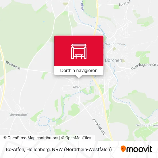 Bo-Alfen, Hellenberg Karte
