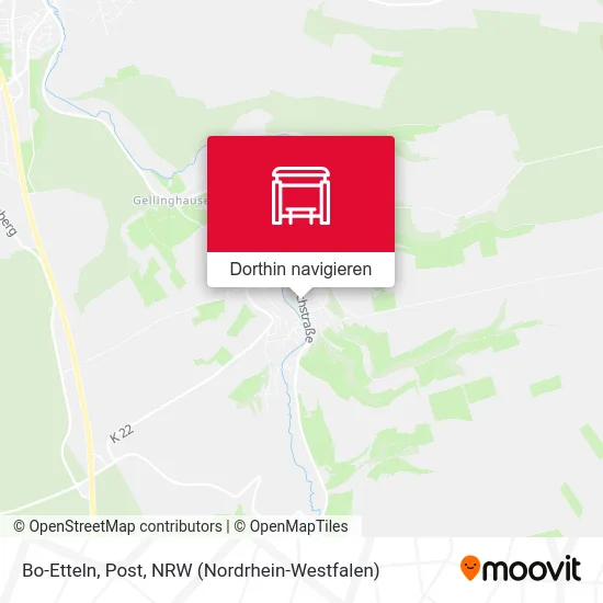 Bo-Etteln, Post Karte