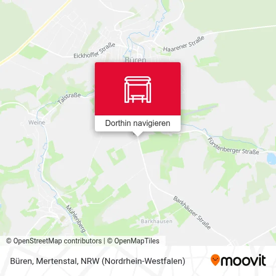 Büren, Mertenstal Karte