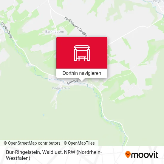 Bür-Ringelstein, Waldlust Karte