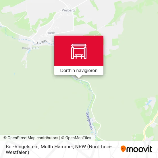 Bür-Ringelstein, Multh.Hammer Karte